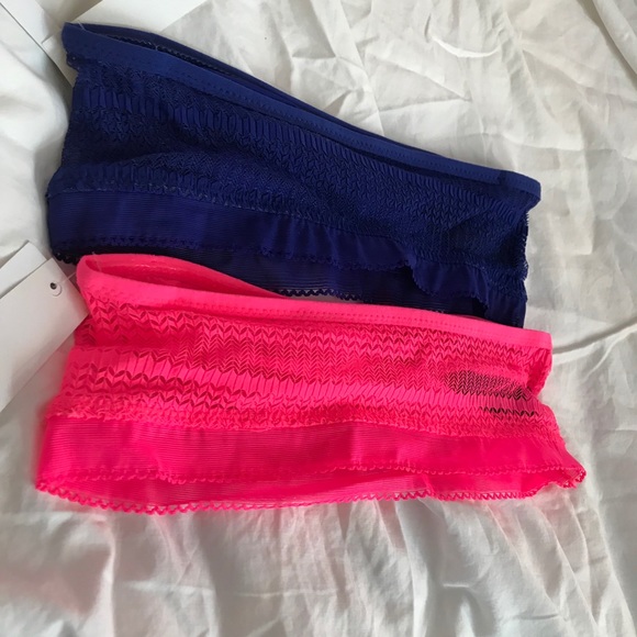 Bandeau bras x 2 - pink and purple - Picture 2 of 9